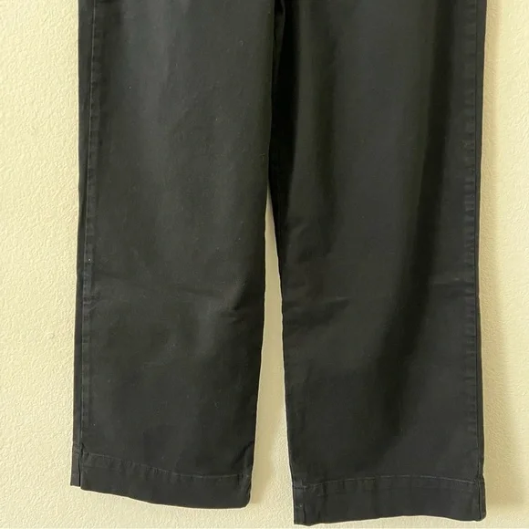 NWT Marine Layer Bridget Wide Leg Crop Pants in Faded Black SZ 10 - Picture 9 of 16